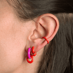 Orecchino HOOP COLOR - Tangerine - MOOPSCL - TANGmini