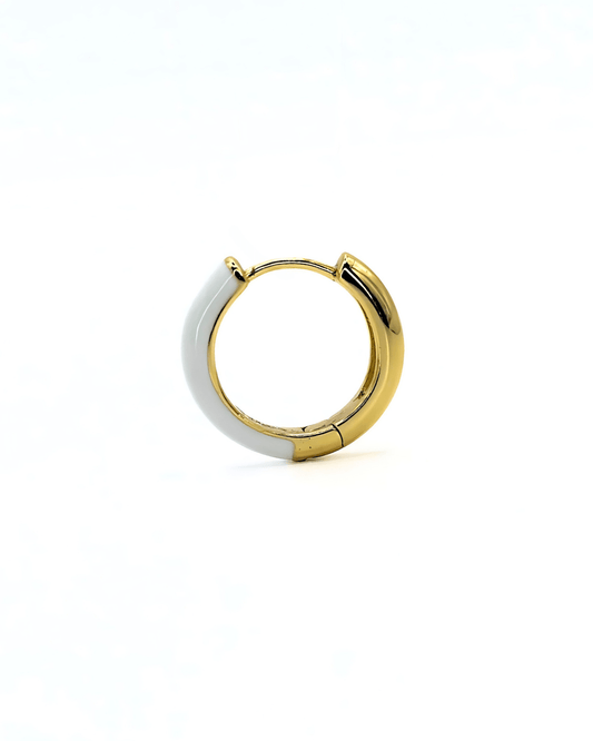 Orecchino HOOP NEUTRAL - Dual White - MOOPSNEU - DWmini