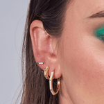 Orecchino LOOP BAR - White - MOOPSLOOP - BAR - W