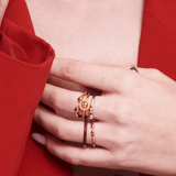 Anello B-RING - Gold Plum