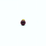 Orecchino DOT COLOR - Gold Plum