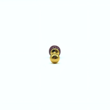 Orecchino DOT COLOR - Gold Plum