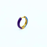 Orecchino HOOP COLOR - Aqua