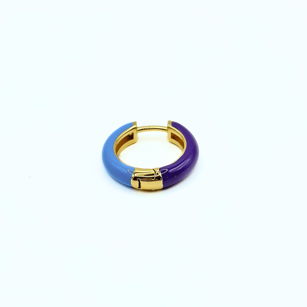 Orecchino HOOP COLOR - Aqua