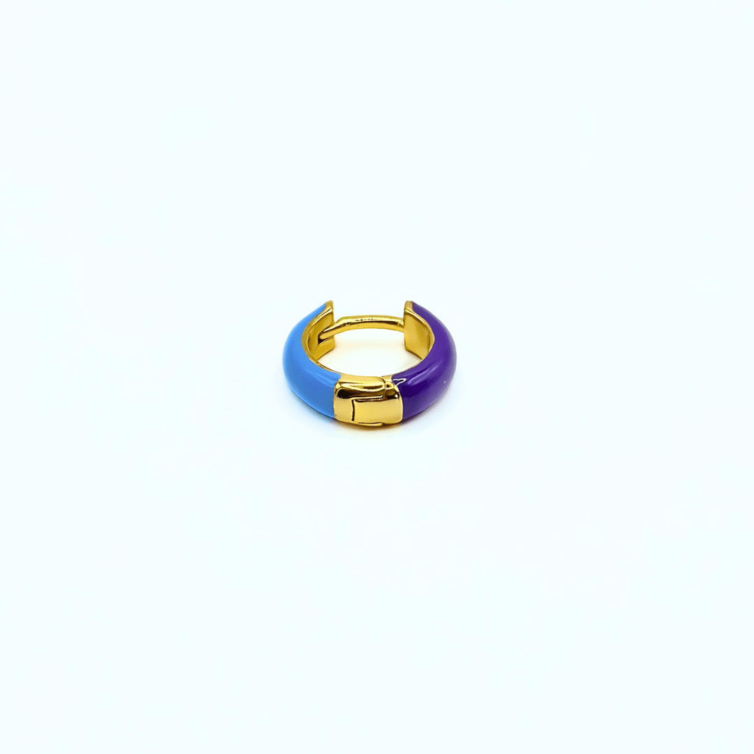 Orecchino HOOP COLOR - Aqua