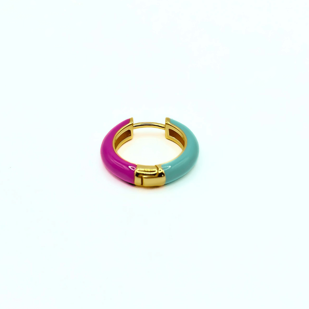 Orecchino HOOP COLOR - Berry