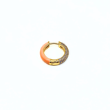 Orecchino HOOP GEMS - Apricot