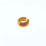 Orecchino HOOP GEMS - Apricot