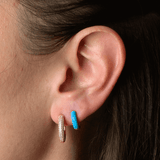 Orecchino HOOP GEMS - Aqua