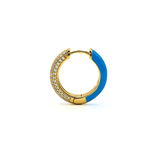 Orecchino HOOP GEMS - Aqua