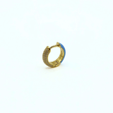 Orecchino HOOP GEMS - Aqua