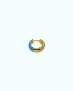 Orecchino HOOP GEMS - Aqua