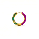 Orecchino HOOP GEMS - Berry