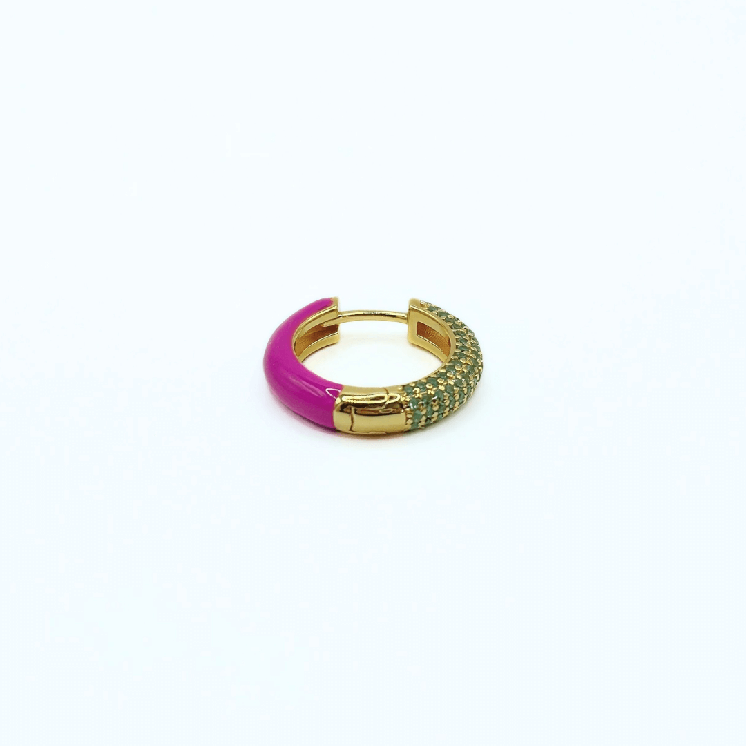 Orecchino HOOP GEMS - Berry