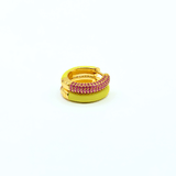 Orecchino HOOP GEMS - Lemon