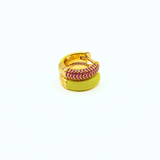 Orecchino HOOP GEMS - Lemon