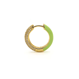 Orecchino HOOP GEMS - Matcha