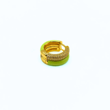 Orecchino HOOP GEMS - Matcha