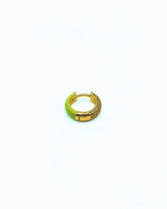 Orecchino HOOP GEMS - Matcha