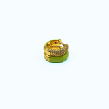 Orecchino HOOP GEMS - Matcha