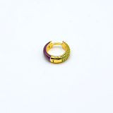 Orecchino HOOP GEMS - Plum