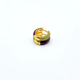Orecchino HOOP GEMS - Plum