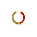 Orecchino HOOP GEMS - Tangerine