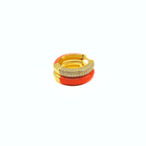 Orecchino HOOP GEMS - Tangerine