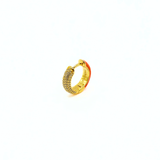 Orecchino HOOP GEMS - Tangerine