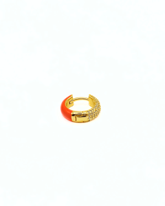 Orecchino HOOP GEMS - Tangerine