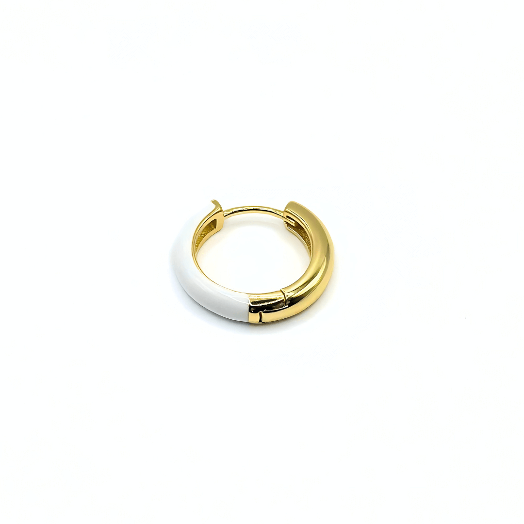 Orecchino HOOP NEUTRAL - Dual White