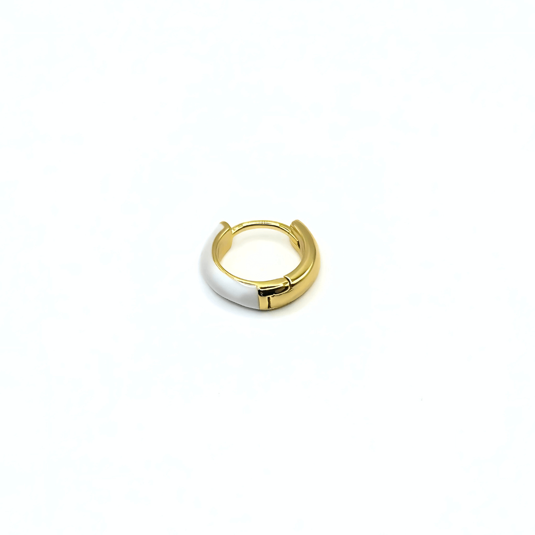 Orecchino HOOP NEUTRAL - Dual White