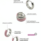 Orecchino HOOP NEUTRAL - Dual Rose