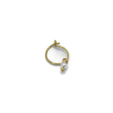 Orecchino HOOP MINI SLIM - Perla