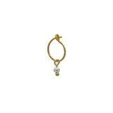 Orecchino HOOP MINI SLIM - Perla