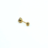 Orecchino DOT SHINY - Gold Amethyst