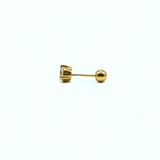 Orecchino DOT SHINY - Gold Apple Green