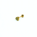 Orecchino DOT SHINY - Gold Apple Green