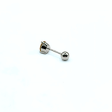 Orecchino DOT SHINY - Silver Champagne