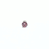 Orecchino DOT SHINY - Silver Pink
