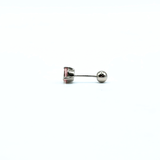 Orecchino DOT SHINY - Silver Pink