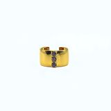 CUFF SHINY BAND - Ametista
