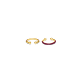 Anello B-RING - Gold Plum