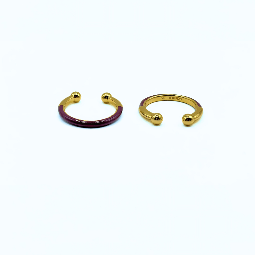 Anello B - RING - Gold Plum - MOOPSBRing - GP