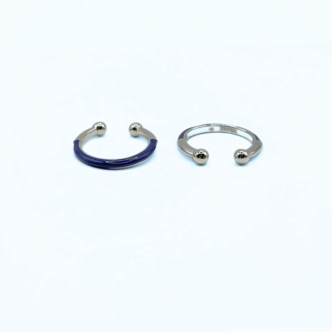 Anello B - RING - Silver Dusk - MOOPSBRing - SD