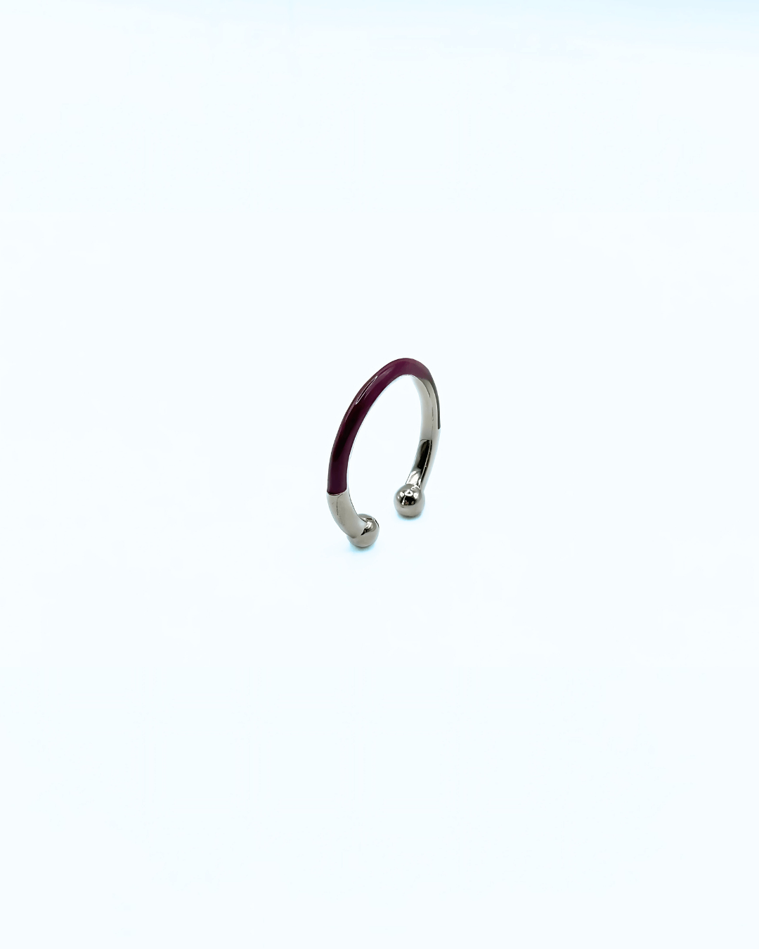 Anello B - RING - Silver Plum - MOOPSBRing - SP