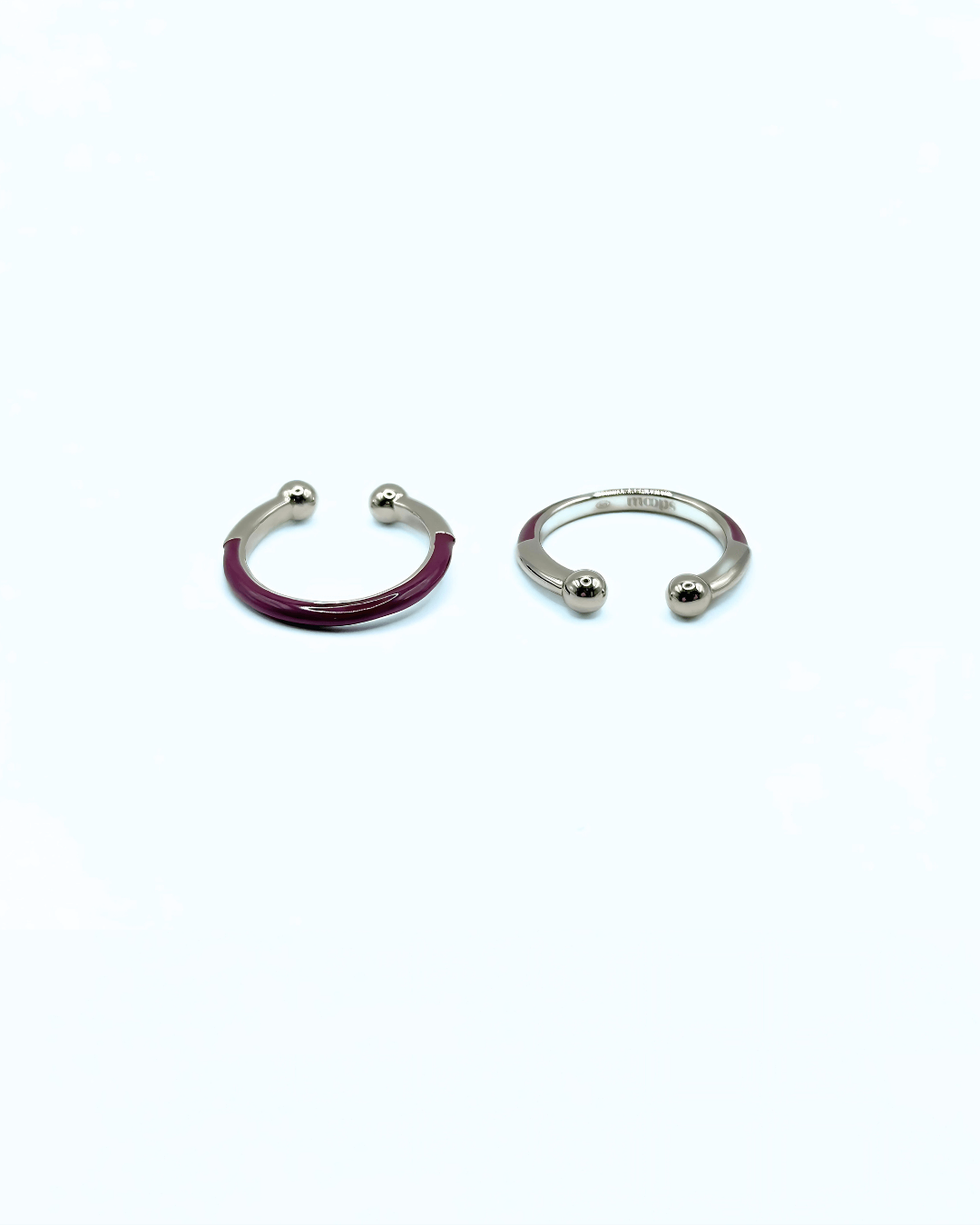 Anello B - RING - Silver Plum - MOOPSBRing - SP