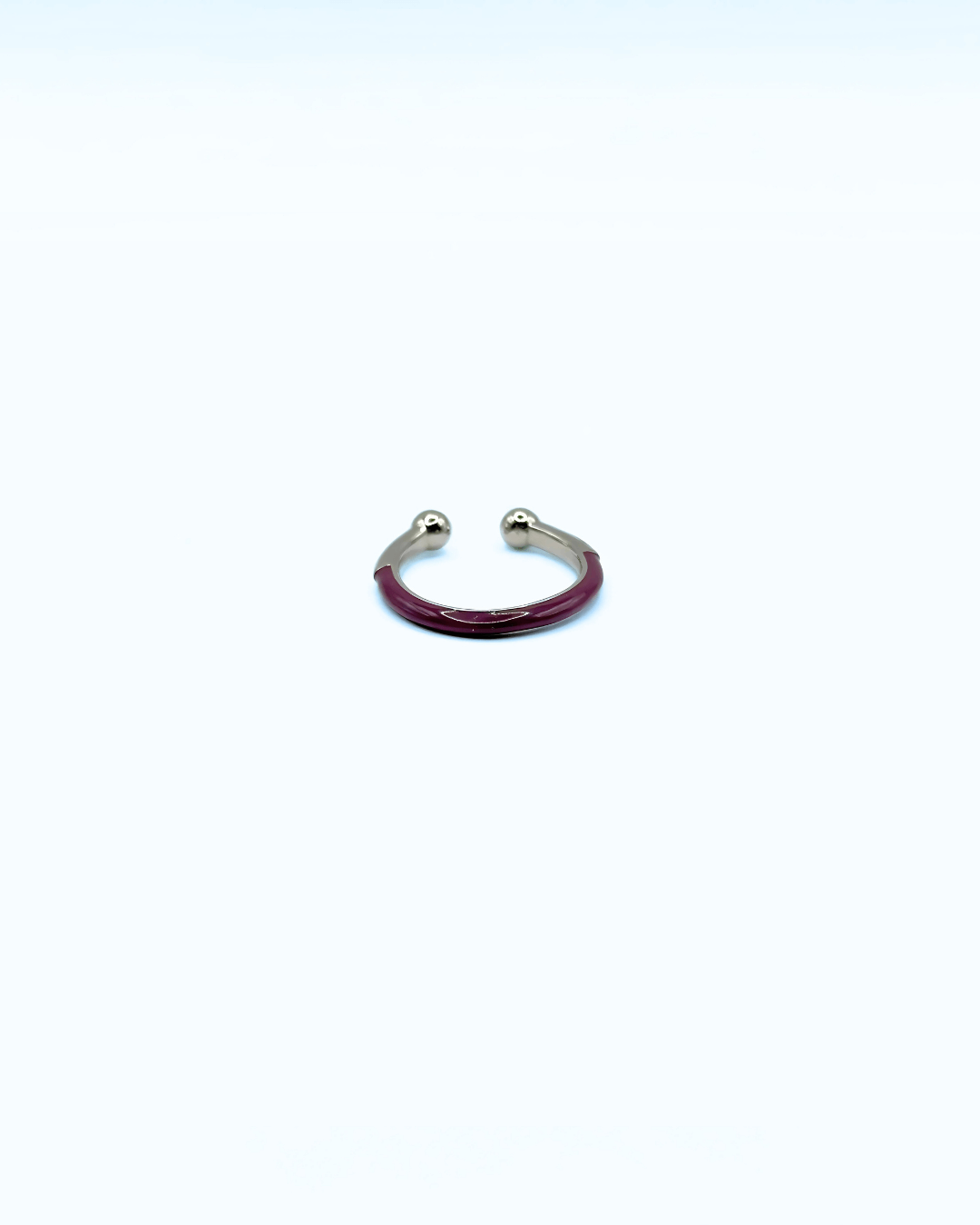 Anello B - RING - Silver Plum - MOOPSBRing - SP