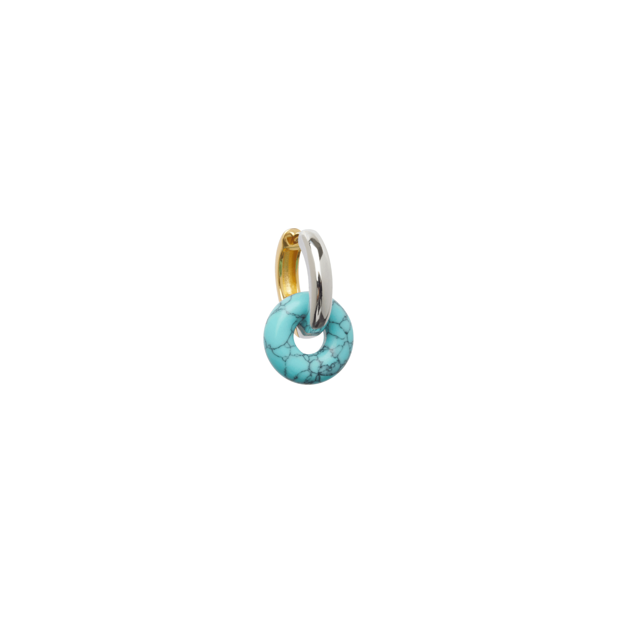 Charm DONUT STONES - Magnesite Turchese
