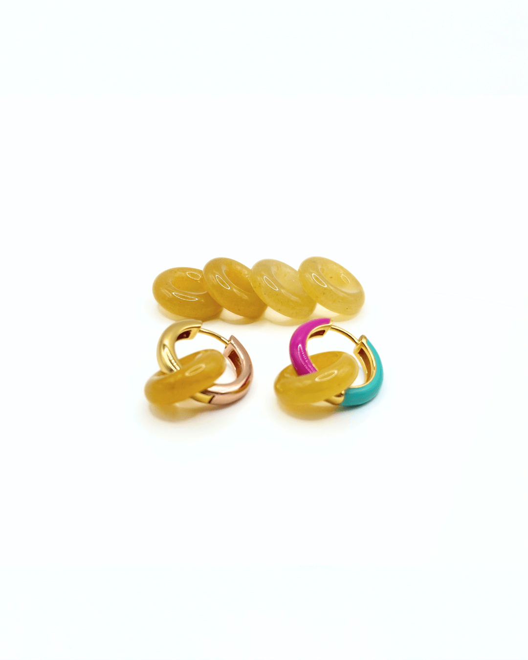 Charm DONUT STONES - Giada Gialla - MOOPSDon - Stones - GGial